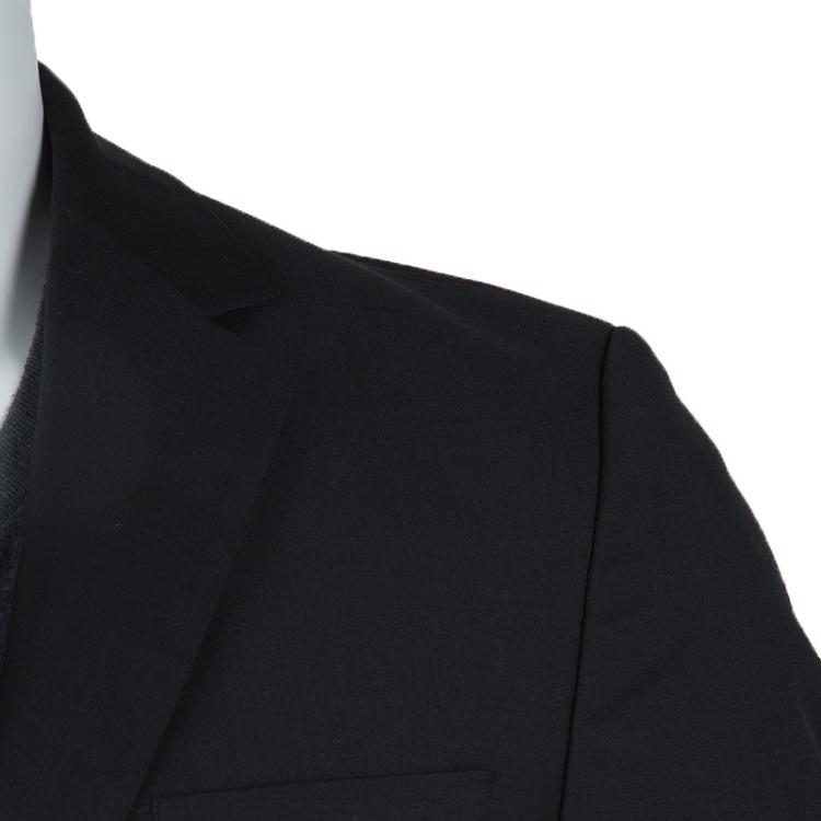 Pre Owned Boss By Hugo Boss Black Regular Fit Tailored Suit M
