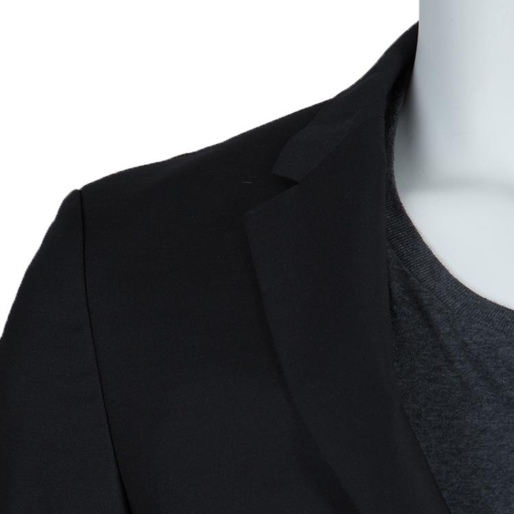Pre Owned Boss By Hugo Boss Black Regular Fit Tailored Suit M