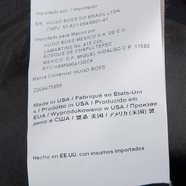 Pre Owned Boss By Hugo Boss Black Regular Fit Tailored Suit M