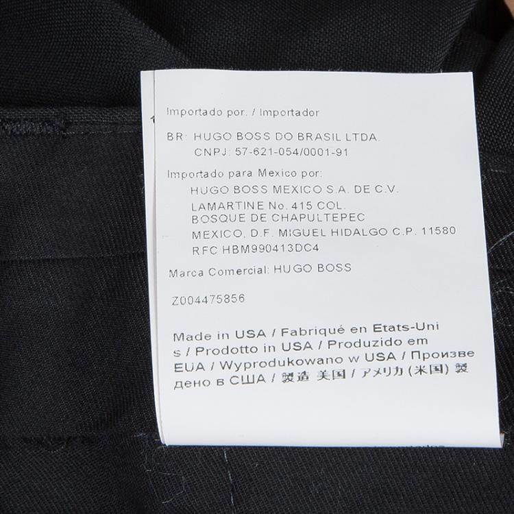 Pre Owned Boss By Hugo Boss Black Regular Fit Tailored Suit M