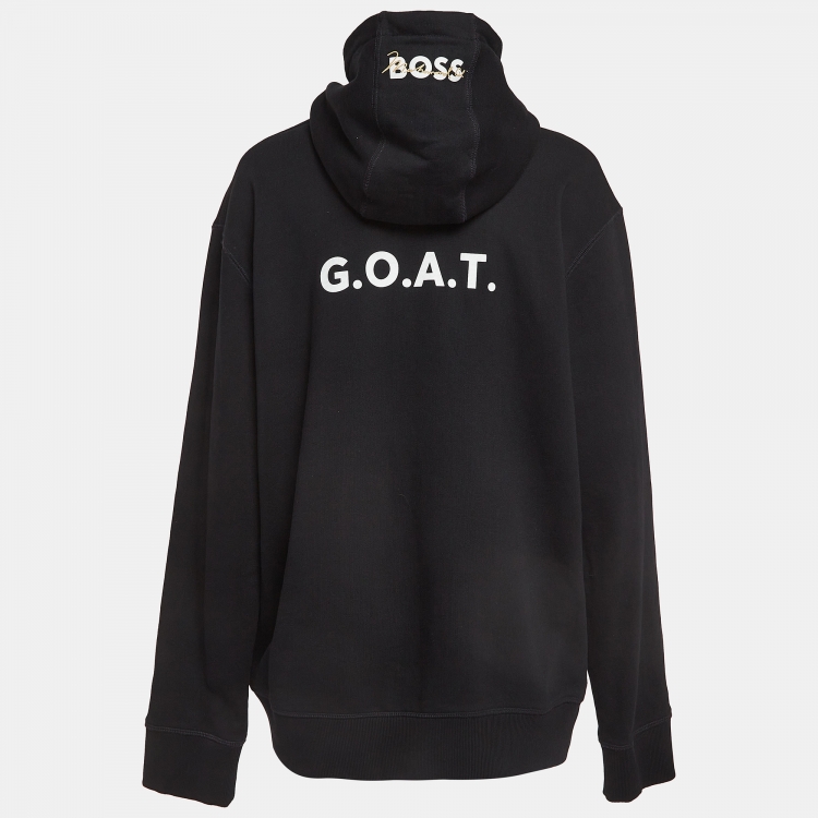 Pre Owned Boss By Hugo Boss X Muhammad Ali Printed Cotton Hoodie XXL