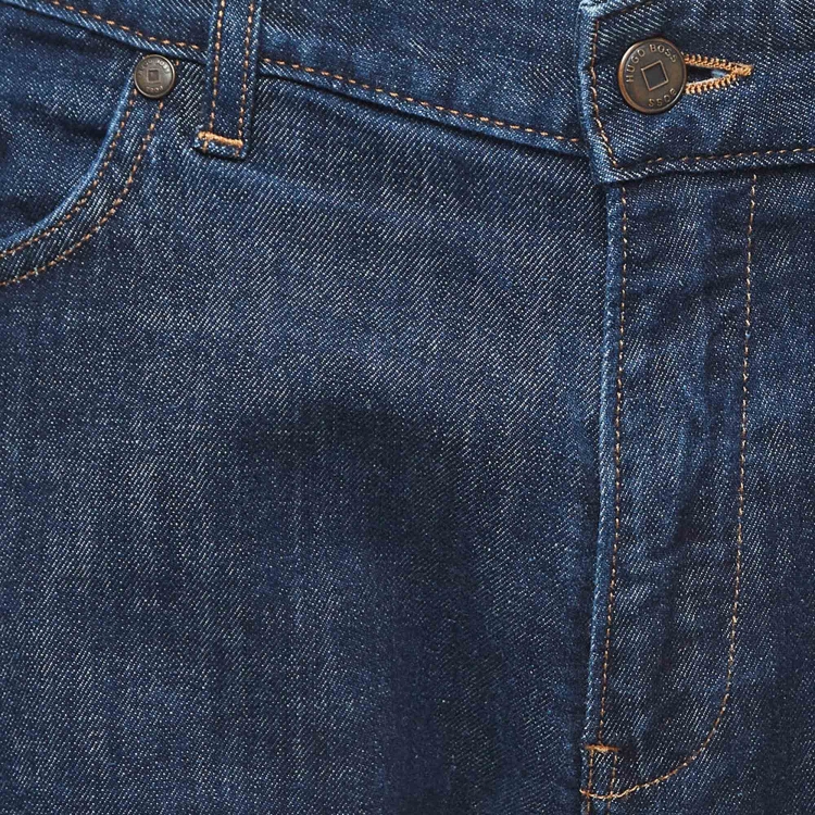 Pre Owned Boss By Hugo Boss Stretch Denim Slim Fit Jeans XXL Waist 39"