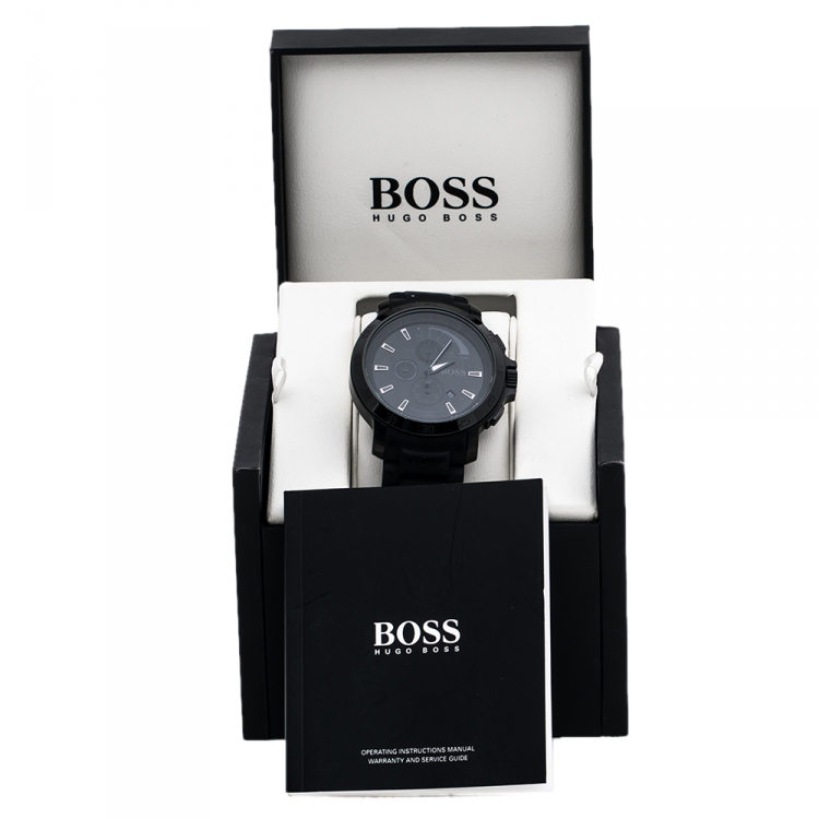 hugo boss chronograph watch instructions