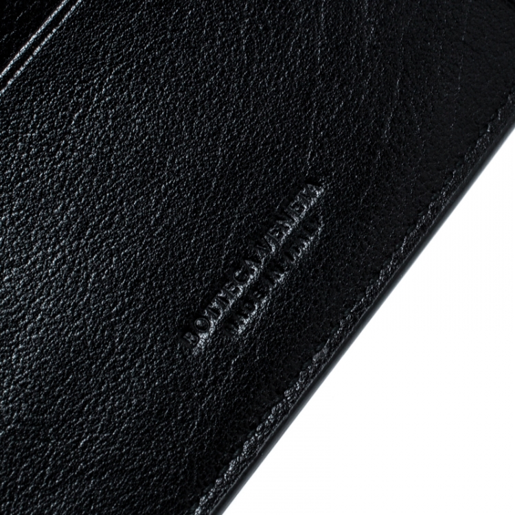 Pre Owned Bottega Veneta Intrecciato Leather Bifold Wallet
