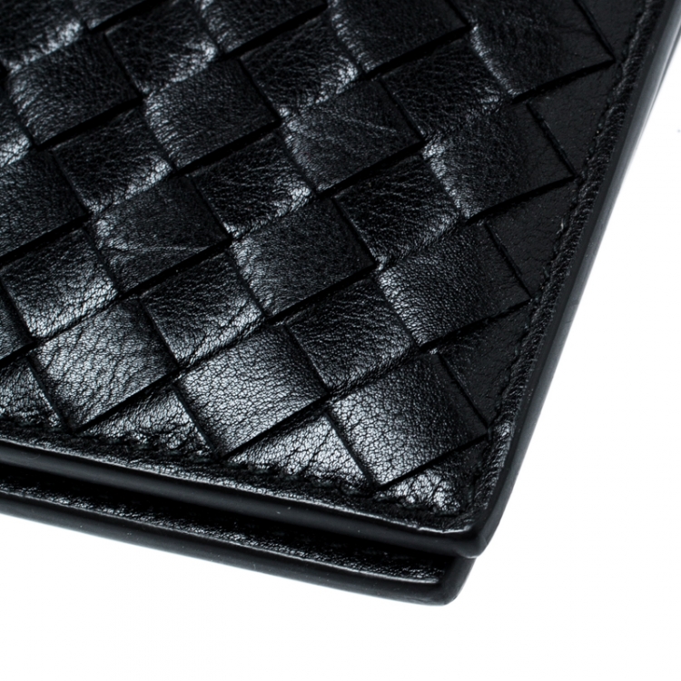 Pre Owned Bottega Veneta Intrecciato Leather Bifold Wallet