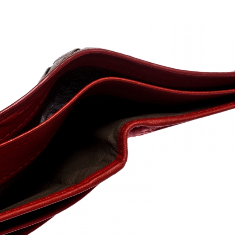 Pre Owned Bottega Veneta Brown Intrecciato Leather Bifold Wallet