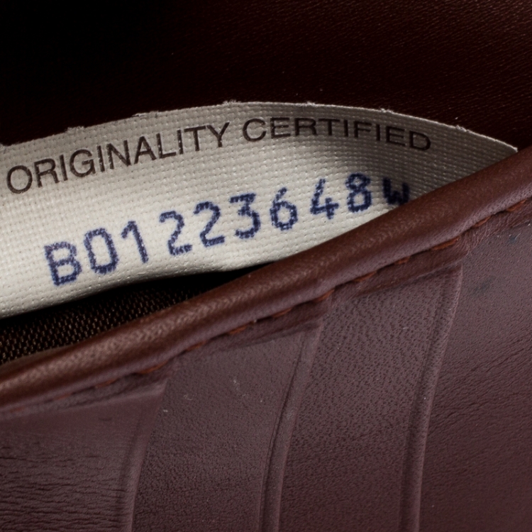 Pre Owned Bottega Veneta Brown Intrecciato Leather Bifold Wallet