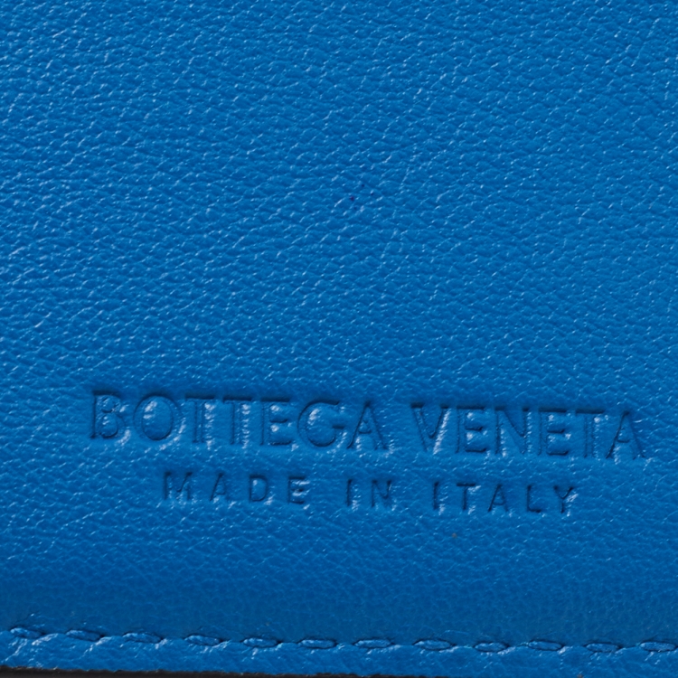 Pre Owned Bottega Veneta Black Intrecciato Leather Bifold Wallet