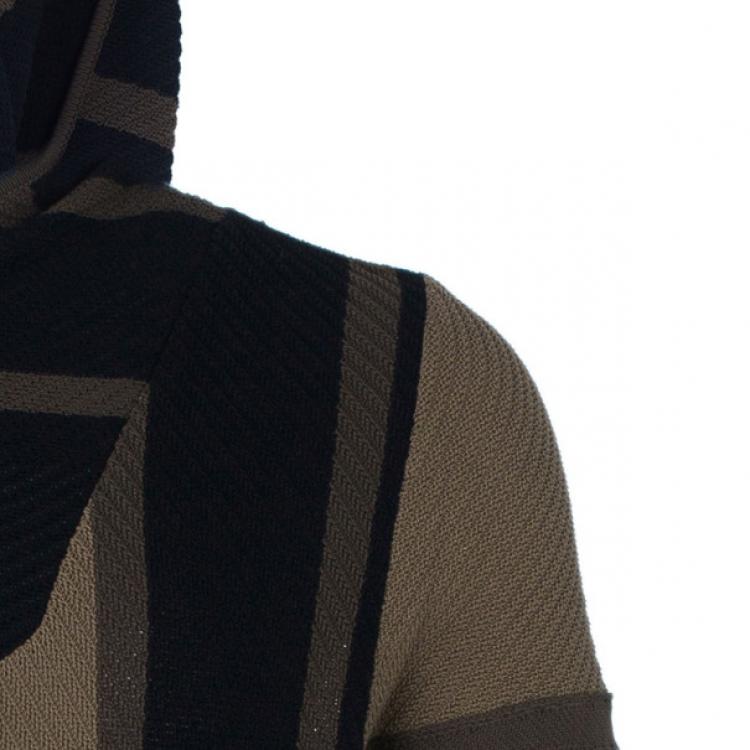 Pre Owned Bottega Veneta Men's Patterned Knit Cotton Sweater M