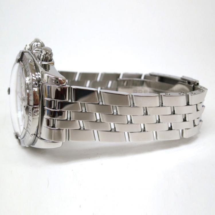 Pre Owned Breitling Choronomat Evolution MOP Wristwatch Shell Mens 