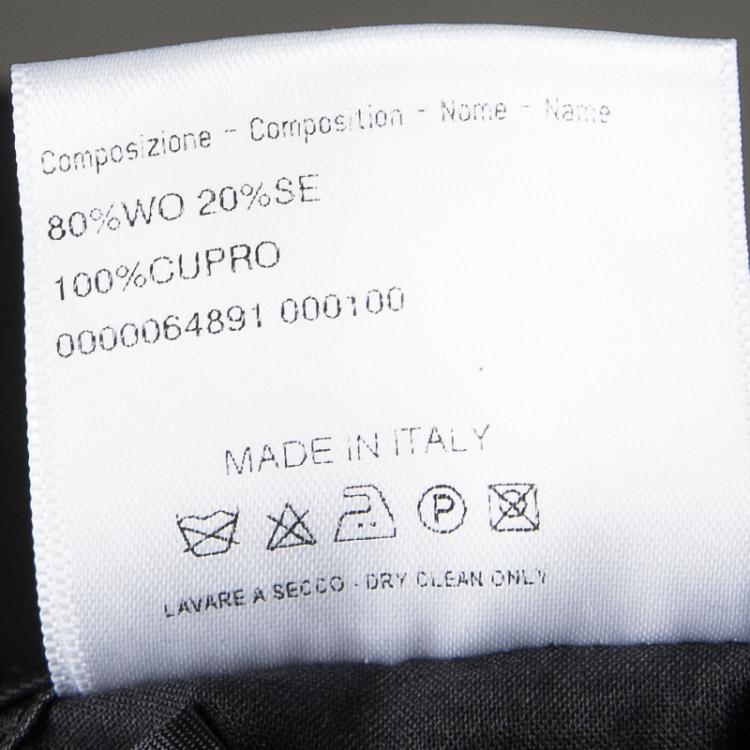 Pre Owned Brioni Grey Wool and Silk Blend Regular Fit Suit M