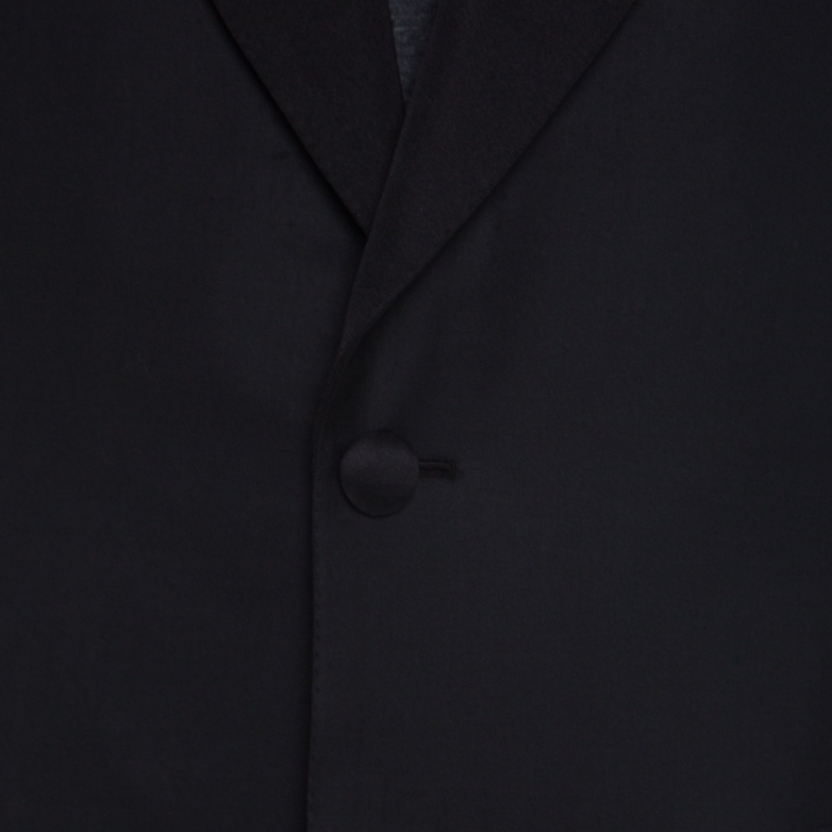 Pre Owned Brioni Black Super 160s Wool Quirinale Tuxedo Suit M