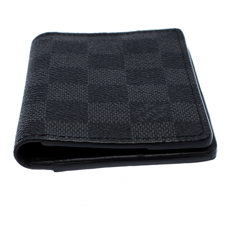 Pre Owned Louis Vuitton Damier Graphite Canvas Pocket Organiser