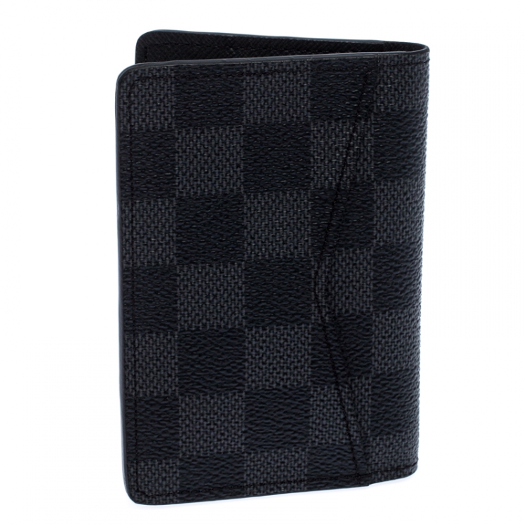Pre Owned Louis Vuitton Damier Graphite Canvas Pocket Organiser