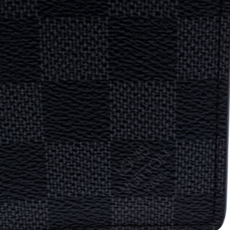 Pre Owned Louis Vuitton Damier Graphite Canvas Pocket Organiser