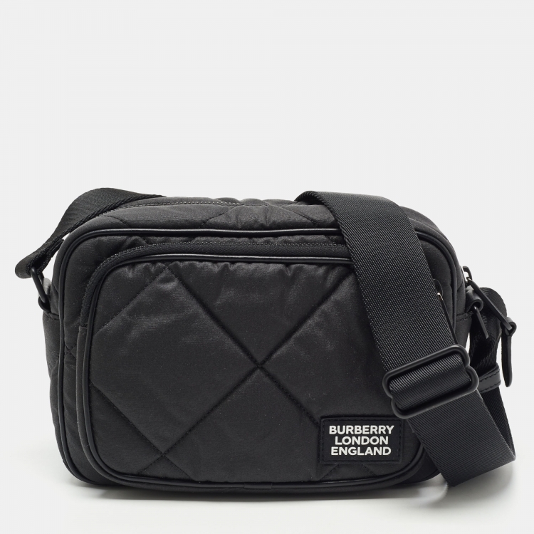 Burberry Black Quilted Nylon Paddy Crossbody Bag Burberry | The Luxury ...