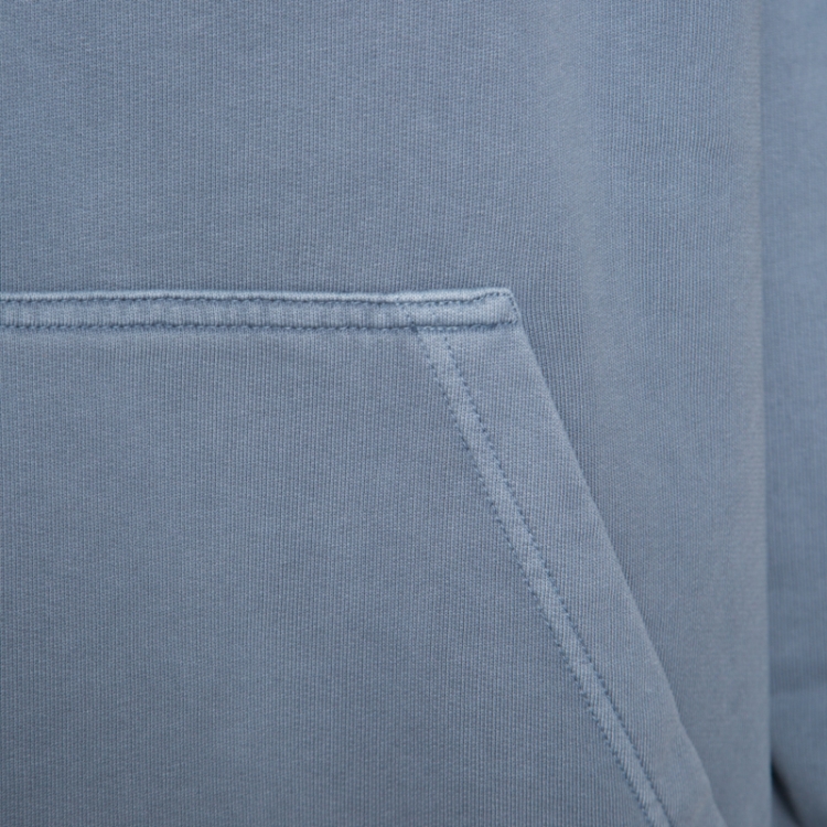 مملوكة مسبقًا Burberry Dusty Blue Overdyed Kangaroo Pocket Leeford Sweatshirt L
