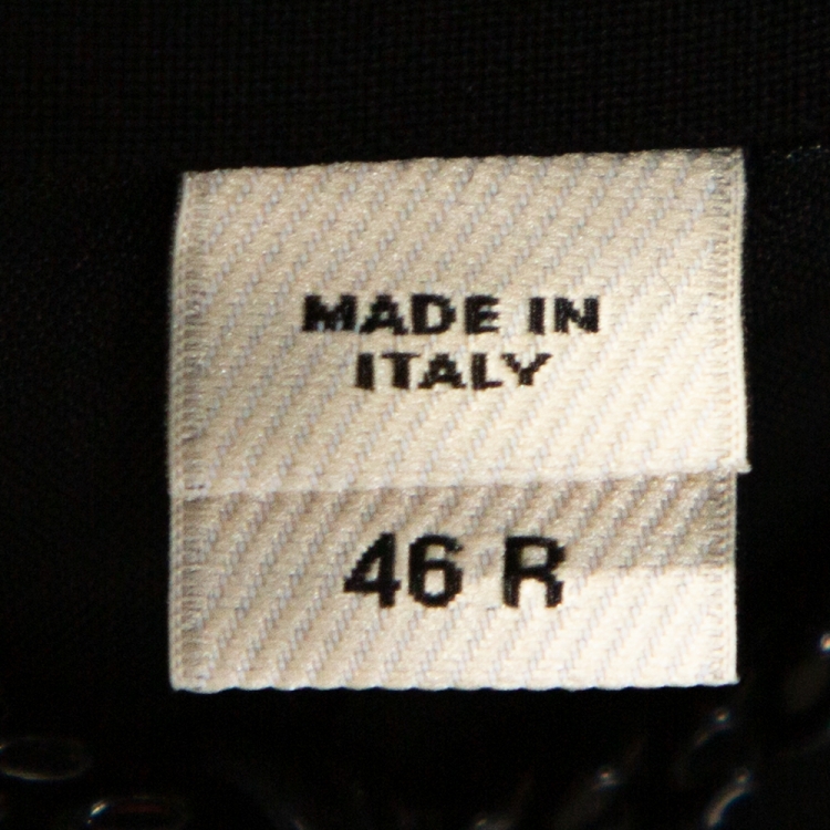 مملوكة مسبقًا Burberry Black Wool Contemporary Fit Milbury Suit S