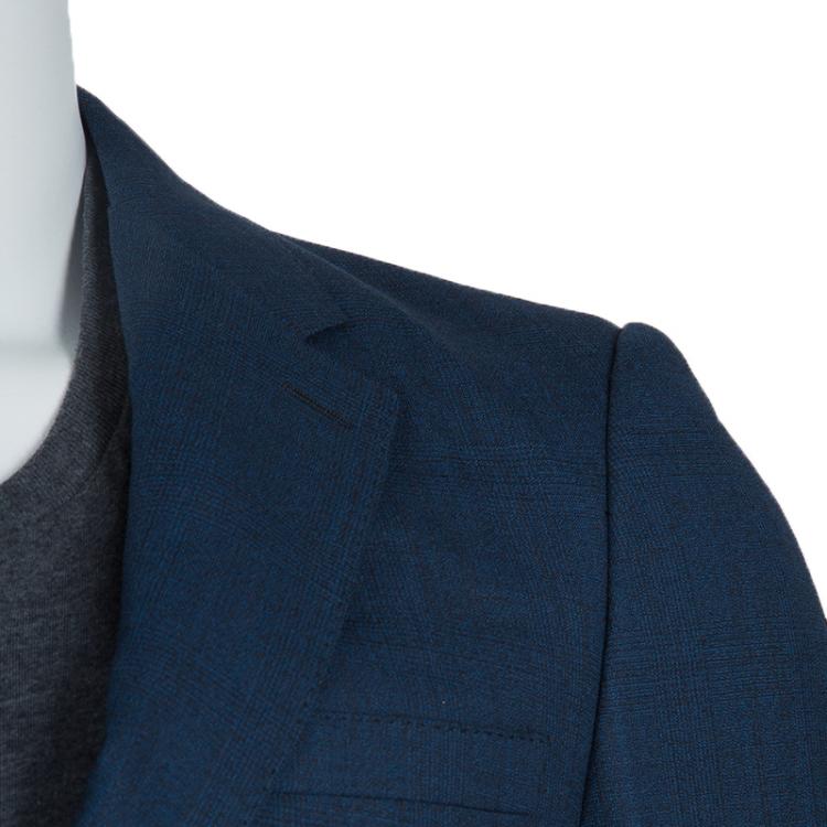 Pre Owned Burberry Blue Regular Fit Tailored Suit M