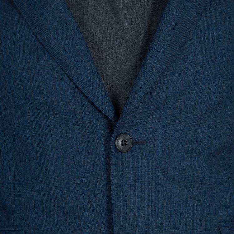Pre Owned Burberry Blue Regular Fit Tailored Suit M