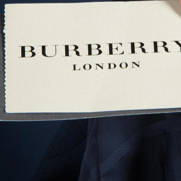 Pre Owned Burberry Blue Regular Fit Tailored Suit M