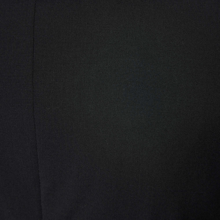 Pre Owned Burberry Black Wool Button Front Blazer M