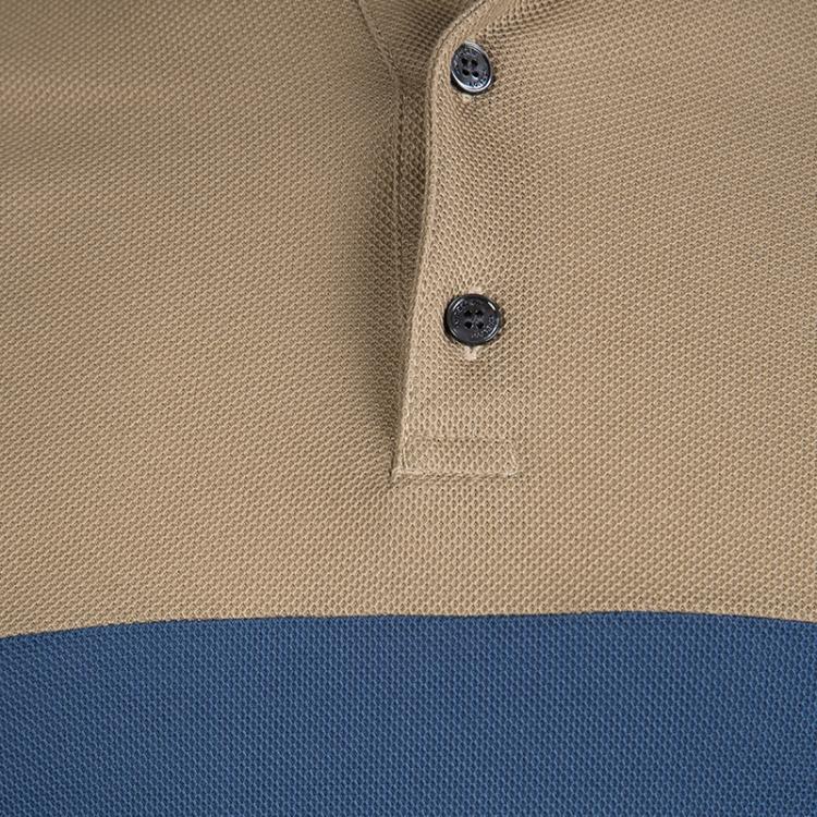 Pre Owned Burberry London Colorblock Honeycomb Knit Polo T-Shirt XS