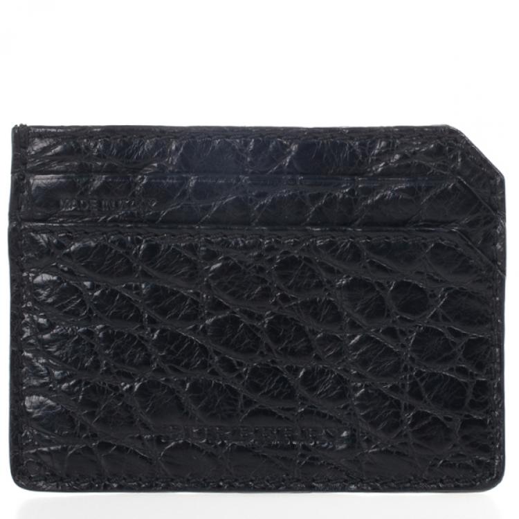 Burberry alligator wallet hotsell