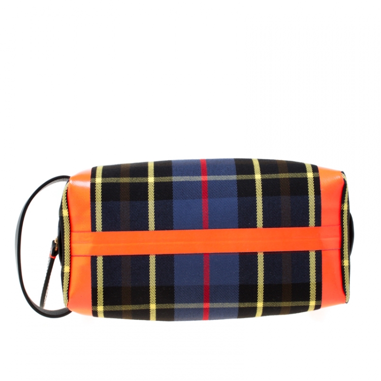 Pre Owned Burberry Multicolor Canvas Washbag Pouch