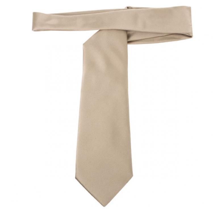 Burberry Gold Silk Tie Burberry | TLC