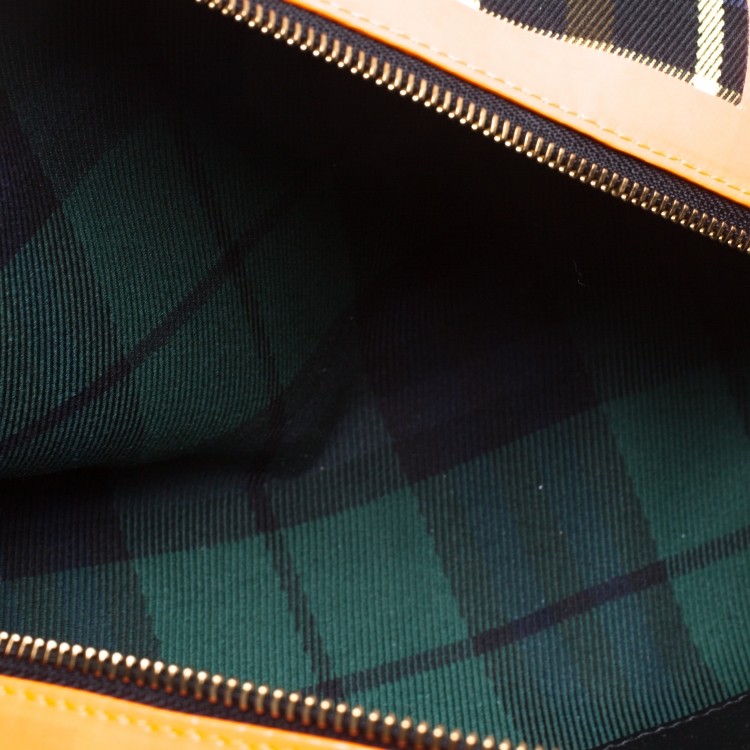 Pre Owned Burberry Multicolor Canvas Washbag Pouch