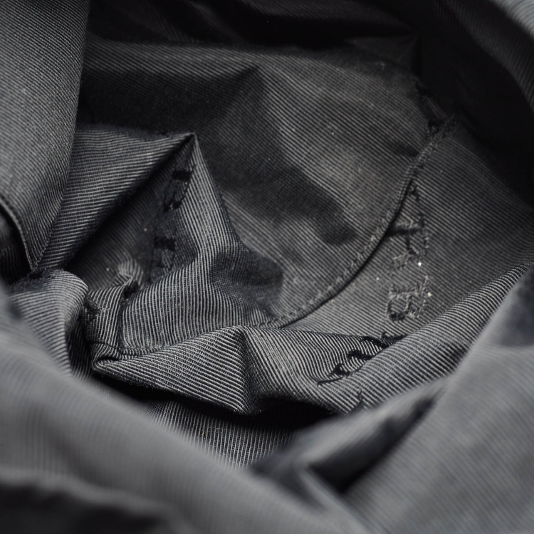 Pre Owned Burberry Black Nylon Drawstring Backpack 