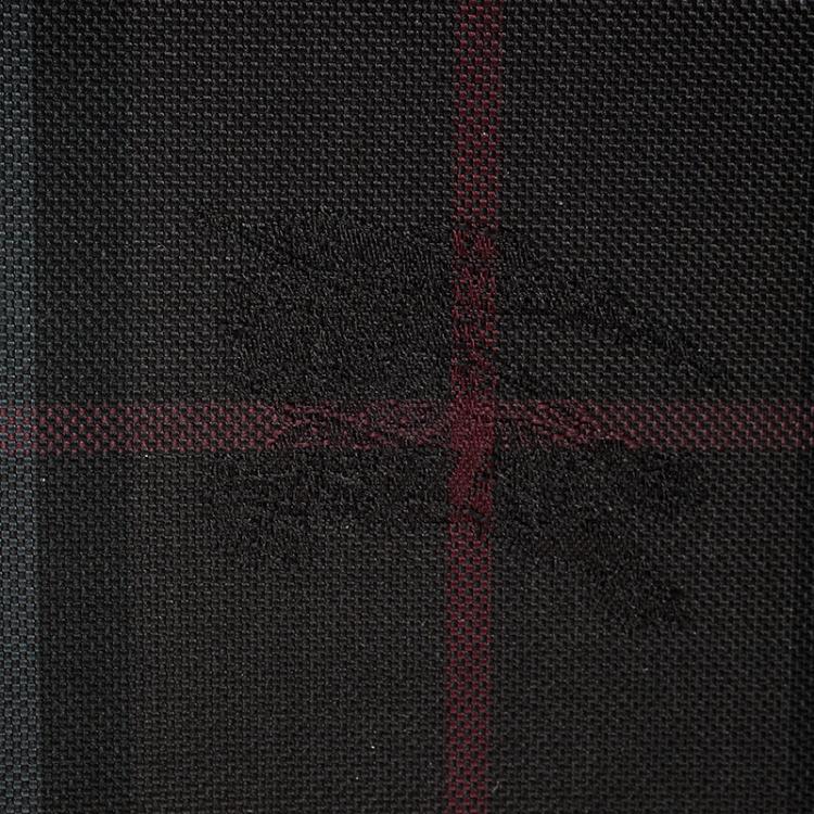 Pre Owned Burberry Black Horseferry Check Canvas and Leather Bi-Fold Wallet