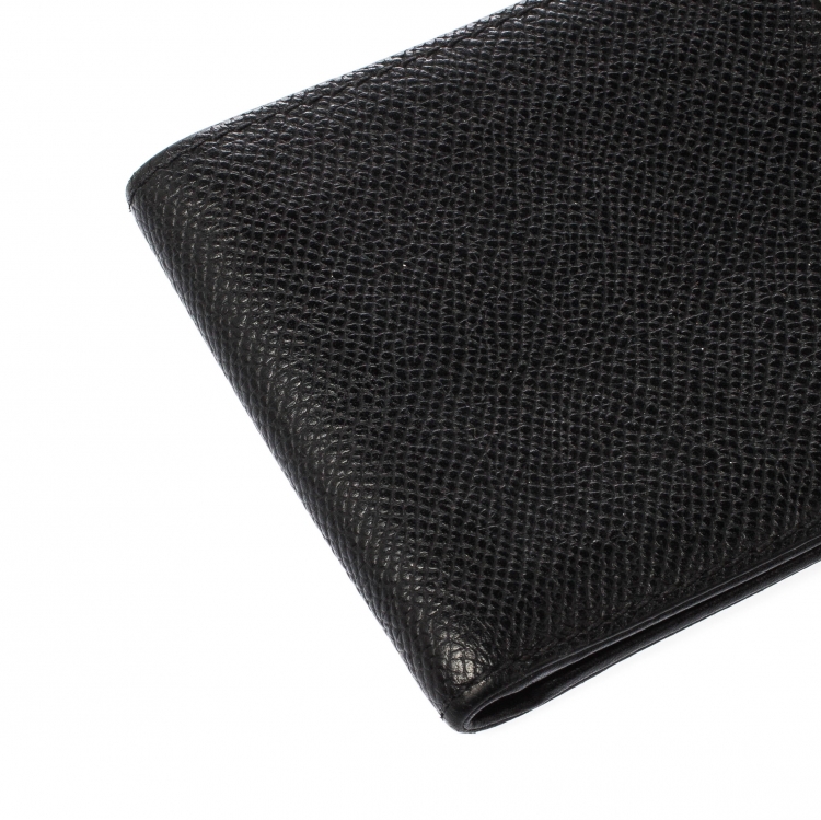 Pre Owned Burberry Black International Bifold Wallet
