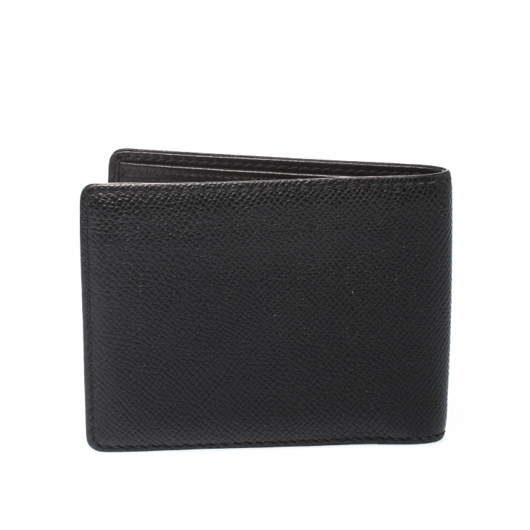 Pre Owned Burberry Black International Bifold Wallet