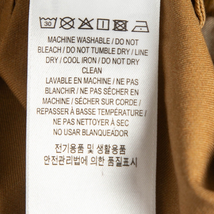 Pre Owned Burberry Brown Why Did They Kill Bambi Cotton Shirt L