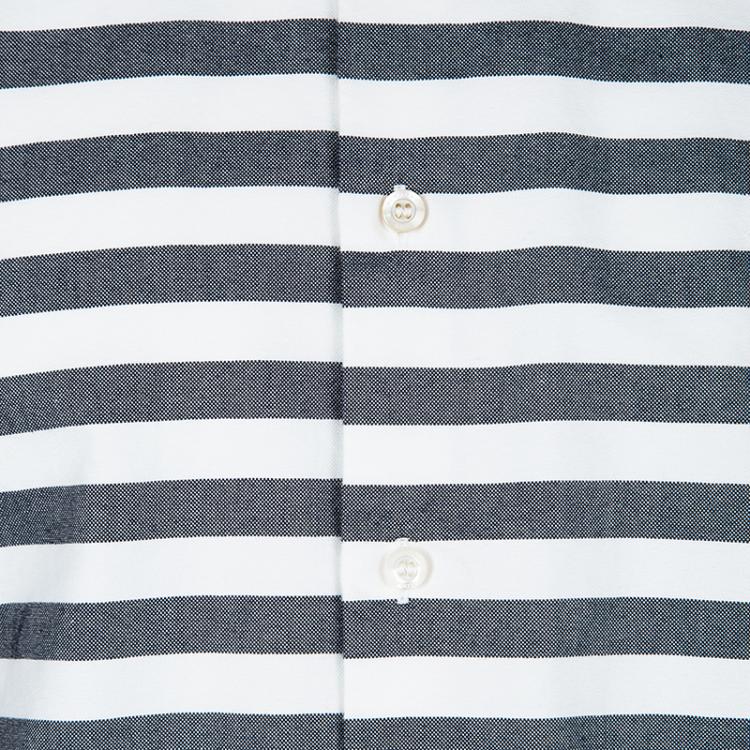 Pre Owned Burberry Brit White Striped Cotton Long Sleeve Alistair Shirt L