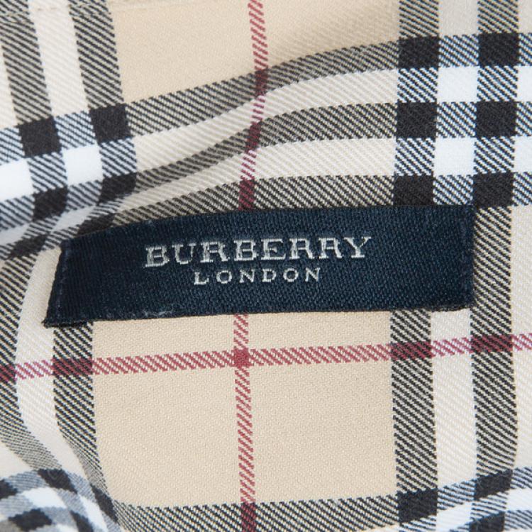 Pre Owned Burberry Men's White Shirt EU41