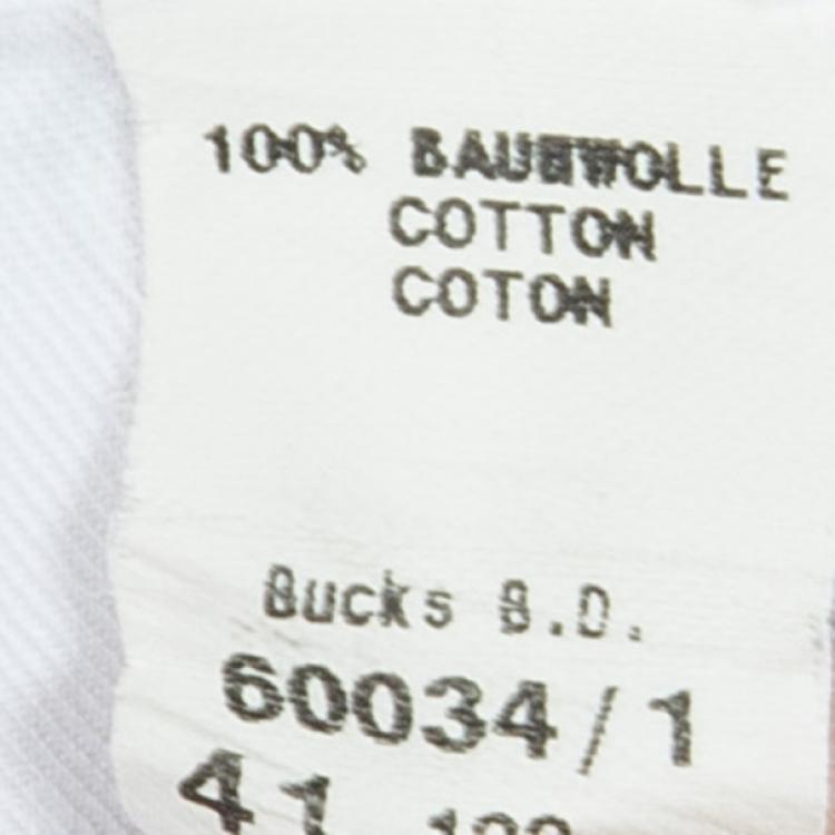 Pre Owned Burberry Men's White Shirt EU41