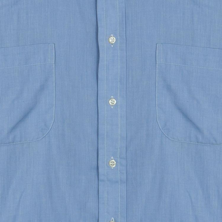 Pre Owned Burberry Light Blue Men's Shirt EU42