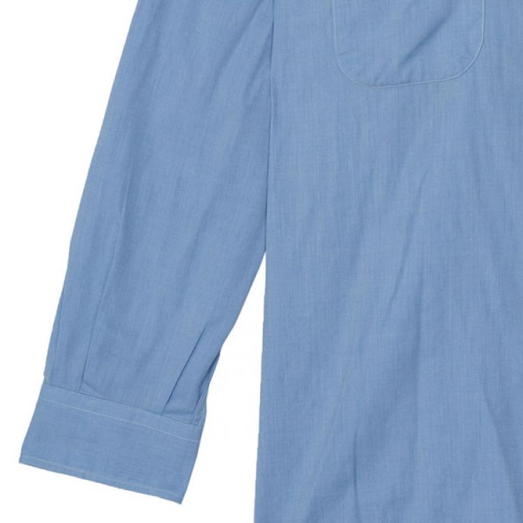 Pre Owned Burberry Light Blue Men's Shirt EU42