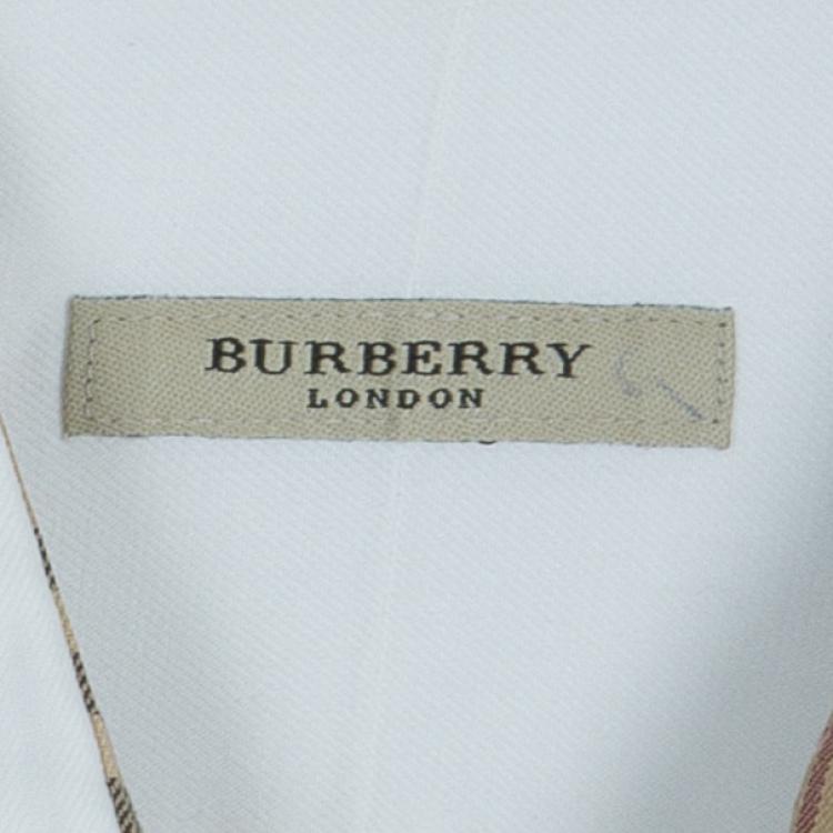 Pre Owned Burberry London Men's White Shirt L