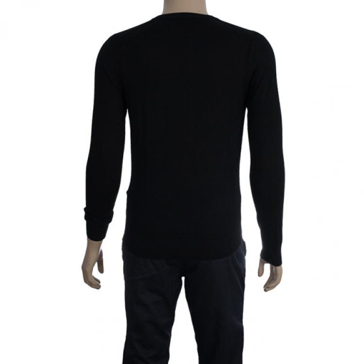 Pre Owned Burberry Men's Knit V-neck Sweater S