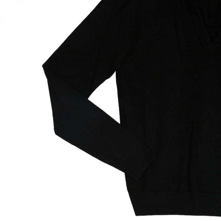 Pre Owned Burberry Men's Knit V-neck Sweater S