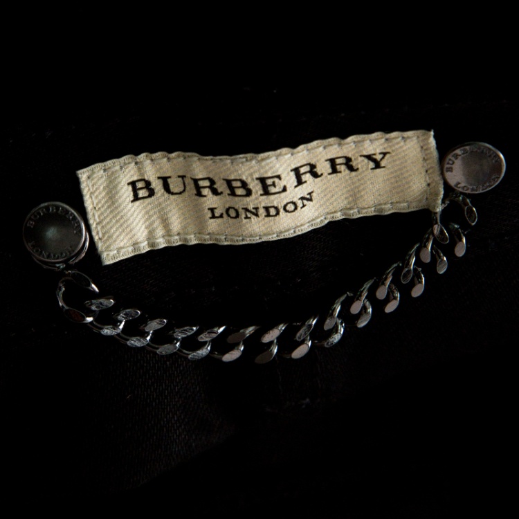 Pre Owned Burberry London Black Regular Fit Steadman Jeans L