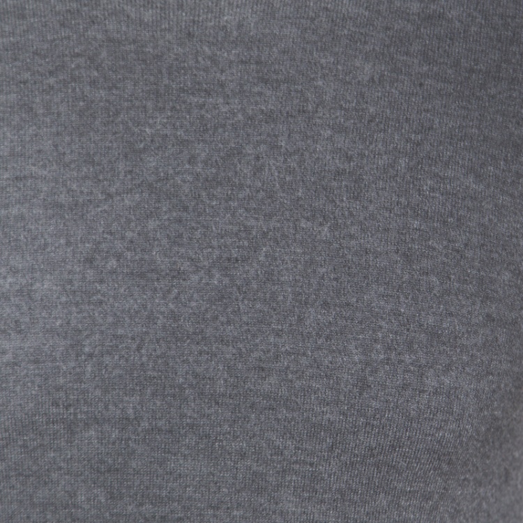 مملوكة مسبقًا Burberry Brit Grey Merino Wool Novacheck Shoulder Detail Sweater M