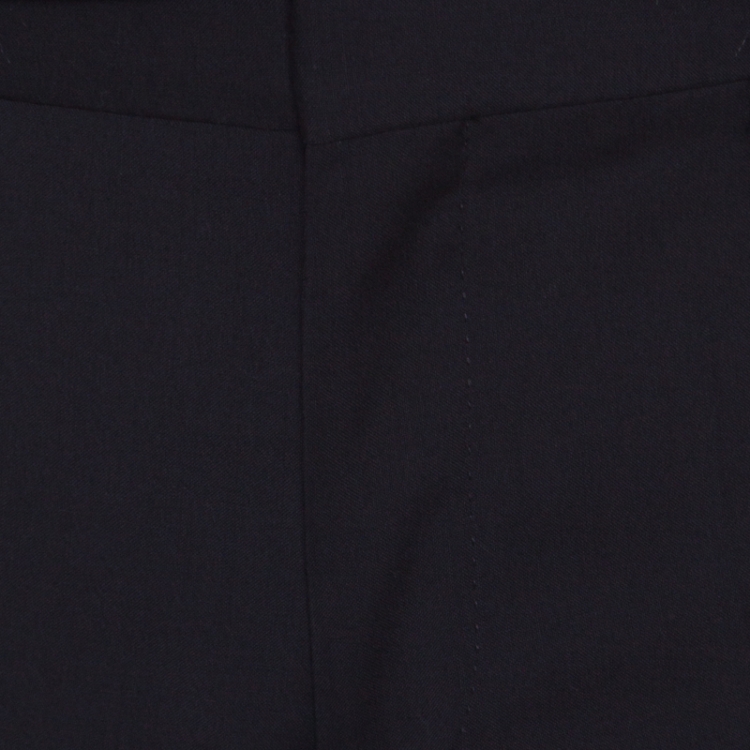Pre Owned Burberry London Navy Blue Wool Tailored Suit M