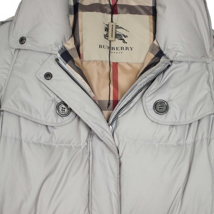 Pre Owned Burberry Puffer Jacket XS