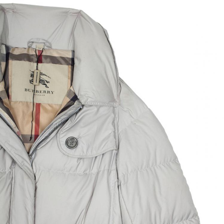 Pre Owned Burberry Puffer Jacket XS