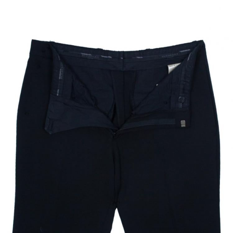 Pre Owned Burberry Tailored Fit Black Men's Suit EU46